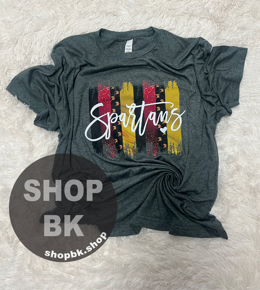 SPIRIT WEAR- Spartans Brushstroke 2022- Dark Grey